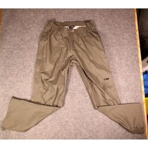 Outdoor Research Mens Apollo Rain Pants XL Green Ventia Rain Pants 269170